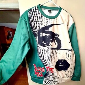 SHEIN Unisex Pu$$y Riot pullover, polyester L